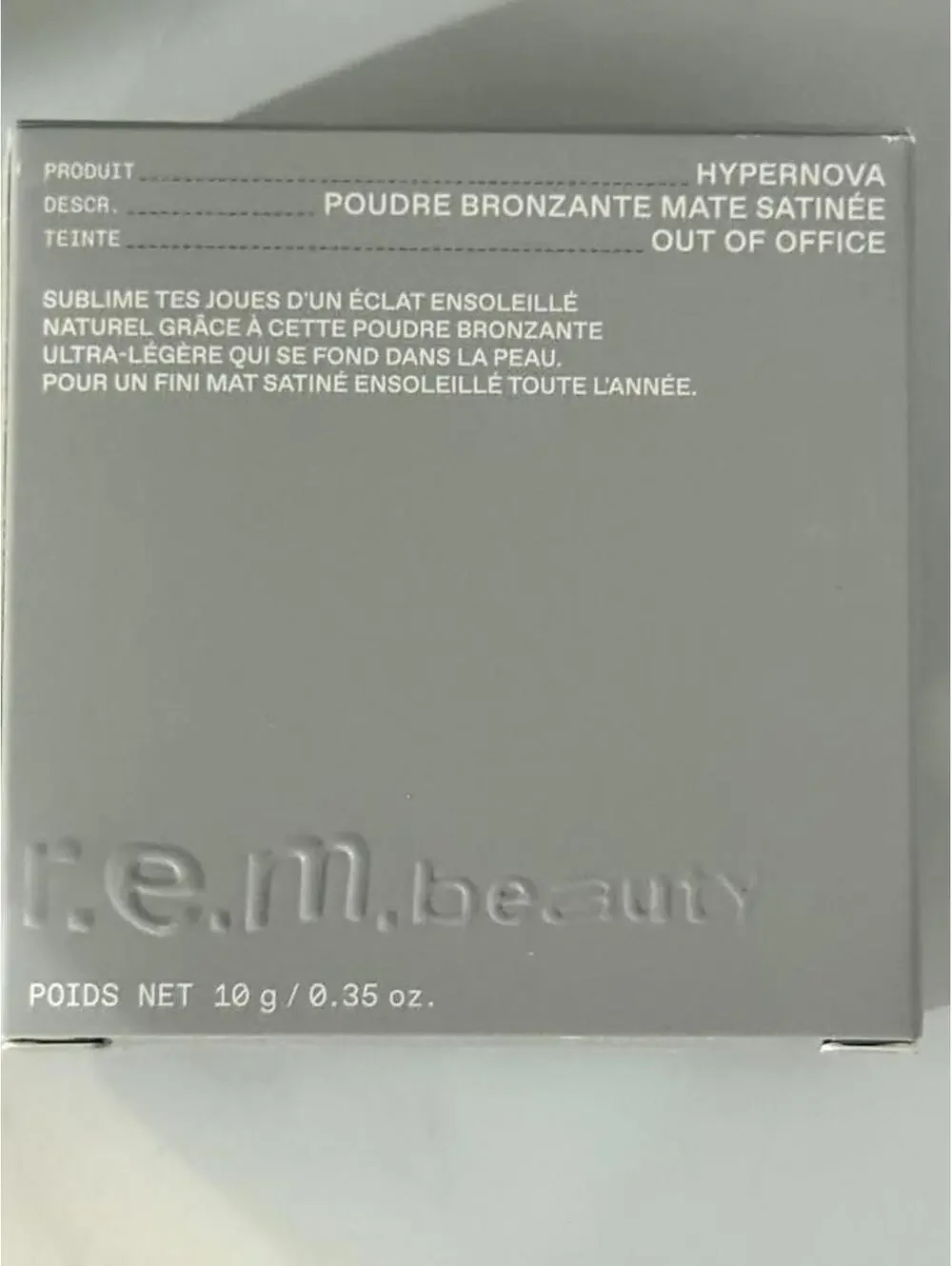 r.e.m. beauty Hypernova Satin Matte Bronzer - Out of Office